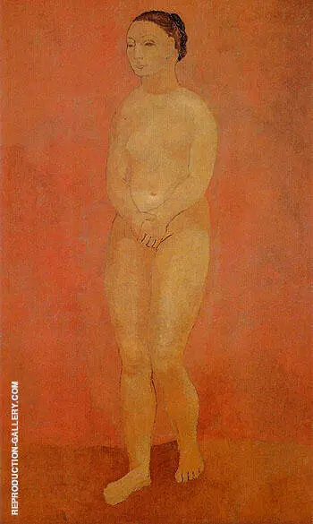 Large Standing Nude 1906 By Pablo Picasso