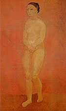Large Standing Nude 1906 By Pablo Picasso
