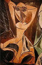 Nude with Raised Arms By Pablo Picasso