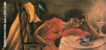 Eldzier Cortor The Night Letter 1943 By Eldzier Cortor