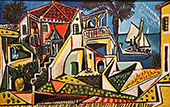 Mediterranean Landscape By Pablo Picasso