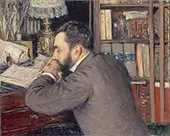 Portrait of Henri Cordier 1883 By Gustave Caillebotte