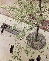 Boulevard Seen from Above c1880 By Gustave Caillebotte