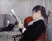 Interior A Woman Reading 1880 By Gustave Caillebotte