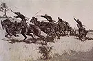 Capt Grimes Battery Going Up El Poso Hill 1894 By Frederic Remington