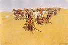 An Old Time Plains Fight 1904 By Frederic Remington