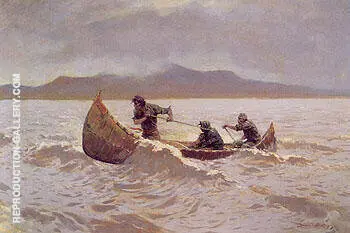 The Howl of the Weather 1905 By Frederic Remington