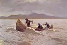 The Howl of the Weather 1905 By Frederic Remington