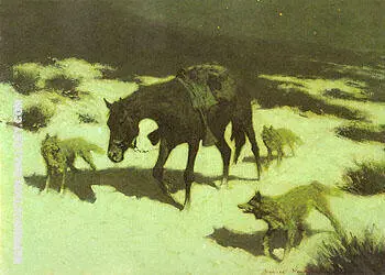 The Last March 1906 By Frederic Remington