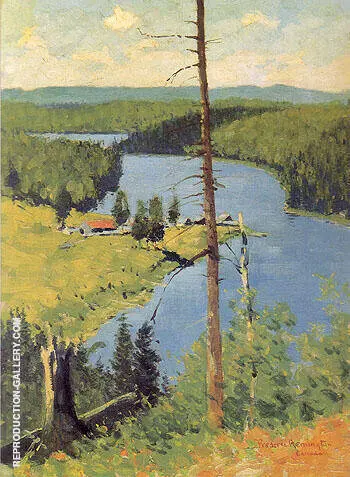 The Moose Country 1909 By Frederic Remington