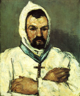 Uncle Dominic as a Monk c1865 By Paul Cezanne