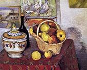 Still Life with a Soup Tureen c1877 By Paul Cezanne