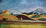 The Railway Cutting 1870 By Paul Cezanne