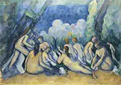 The Large Bathers c1900 (Les Grandes Baigneuses) By Paul Cezanne