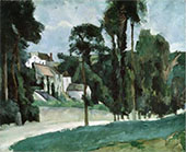 Road at Pontoise 1875 By Paul Cezanne