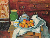 Still Life with a Chest of Drawers 1883 By Paul Cezanne