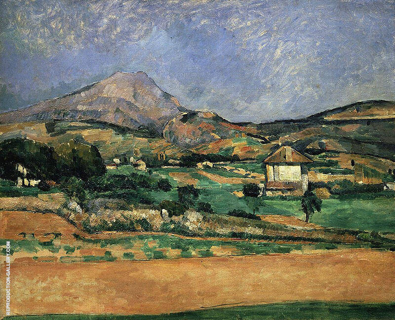 Plain by Mont Sainte Victoire 1882 | Oil Painting Reproduction
