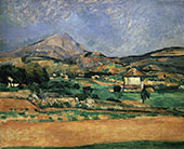 Plain by Mont Sainte Victoire 1882 By Paul Cezanne