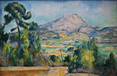 Mont Sainte Victoire 1883 By Paul Cezanne