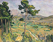 Mont Sainte Victoire View from Bellevue 1882 By Paul Cezanne
