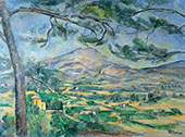 The Great Pine Mont Sainte Victoire 1885 By Paul Cezanne