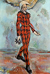 Harlequin 1889 By Paul Cezanne
