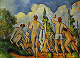 Bathers c1895 By Paul Cezanne