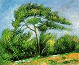 Great Pine 1890 By Paul Cezanne
