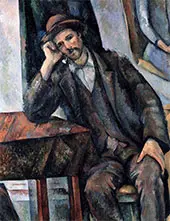 Man Smoking a Pipe By Paul Cezanne