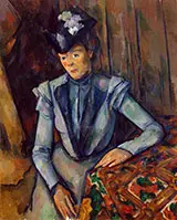 Woman in Blue c1902 By Paul Cezanne