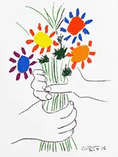 Bouquet of Peace By Pablo Picasso