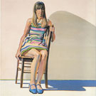 Girl in Blue Shoes 1968 By Wayne Thiebaud