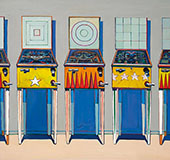 Four Pinball Machines 1962 By Wayne Thiebaud