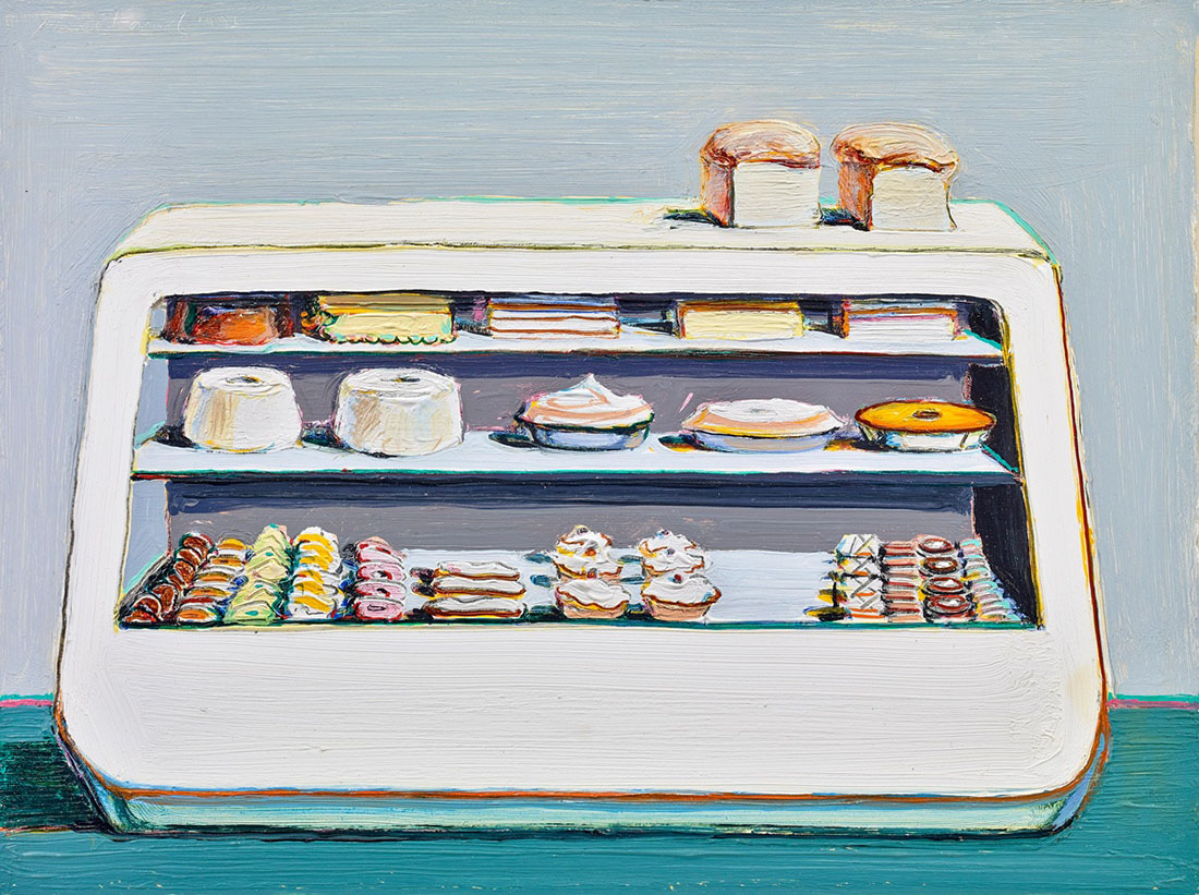 Bakery Counter by Wayne Thiebaud | Oil Painting Reproduction
