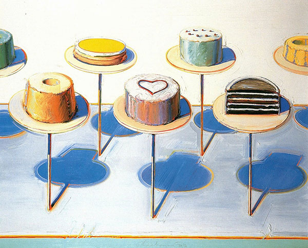 Cake Window Seven Cakes by Wayne Thiebaud | Oil Painting Reproduction
