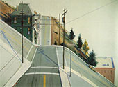 24th Street Intersection By Wayne Thiebaud