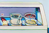 Food Bowls By Wayne Thiebaud