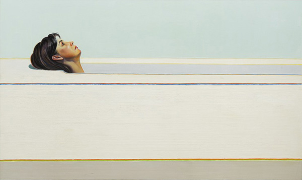Woman in Tub by Wayne Thiebaud | Oil Painting Reproduction