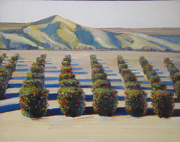 Orange Grove by Wayne Thiebaud | Oil Painting Reproduction