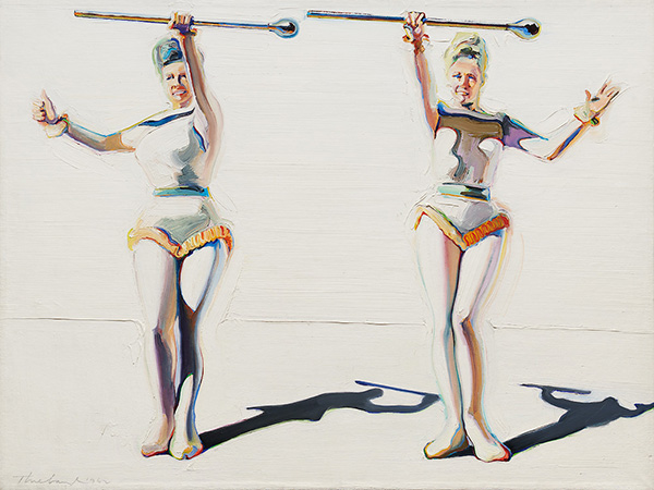 Two Majorettes by Wayne Thiebaud | Oil Painting Reproduction