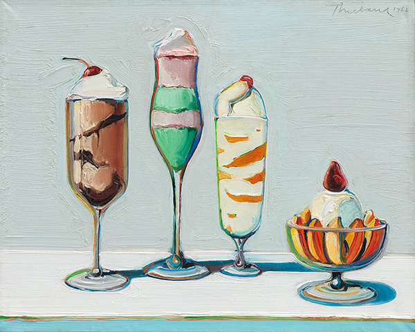 Confections by Wayne Thiebaud | Oil Painting Reproduction