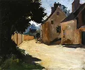 Village Street Louveciennes c1871 By Pierre Auguste Renoir