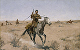 The Flight 1895 By Frederic Remington