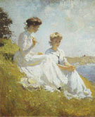Elisabeth and Anna 1909 By Frank Weston Benson