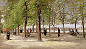 Lane at The Jardin du Luxembourg 1886 By Vincent van Gogh