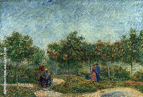Voyer d'Argenson Park at Asnieres By Vincent van Gogh