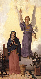 The Annunciation 1888 By William-Adolphe Bouguereau