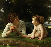 Temptation 1880 By William-Adolphe Bouguereau