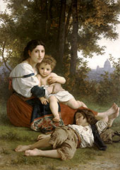 Rest 1879 By William-Adolphe Bouguereau