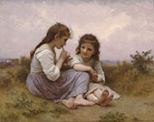 Childhood Idyll 1900 By William-Adolphe Bouguereau